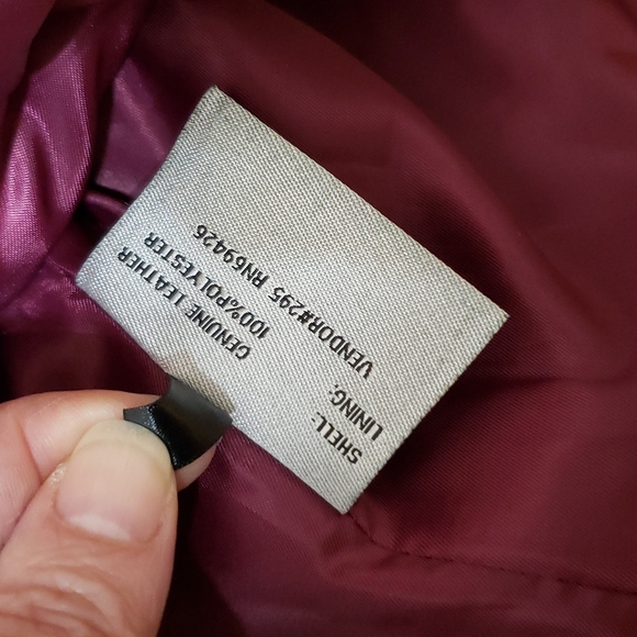 PELLE Studio Leather Coat with extra liner. Ladies - Large - Picture 9 of 16